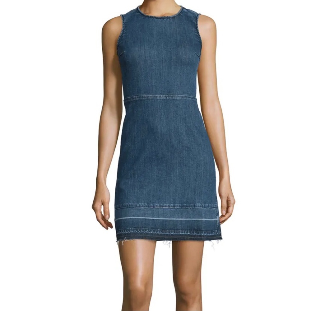 Theory Raneid D Denim Mini Dress Sz 00